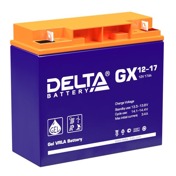 Аккумулятор для ИБП Delta Battery GX 12-17 12 В 17 Ач