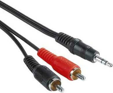 Кабель Base Level 3.5JACK(M)-2RCA(M) 10.0m