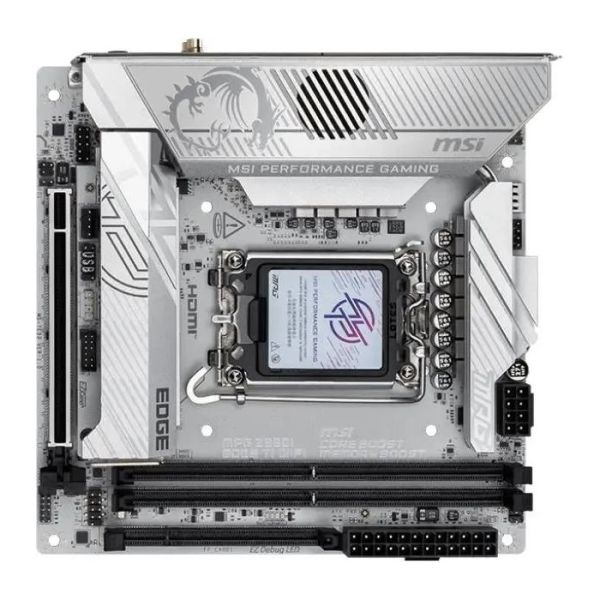 Материнская плата MSI MPG Z890I EDGE TI WIFI Socket-1851, Intel Z890, mini-ITX, Ret