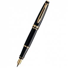 Ручка перьевая WATERMAN Expert 3 (S0951640) Black Laque GT (F) чернила: синий позолота 23К