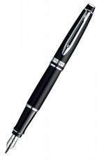 Ручка перьевая WATERMAN Expert 3 (S0951840) Matte Black CT (F) чернила: синий перо нержавеющая сталь хром